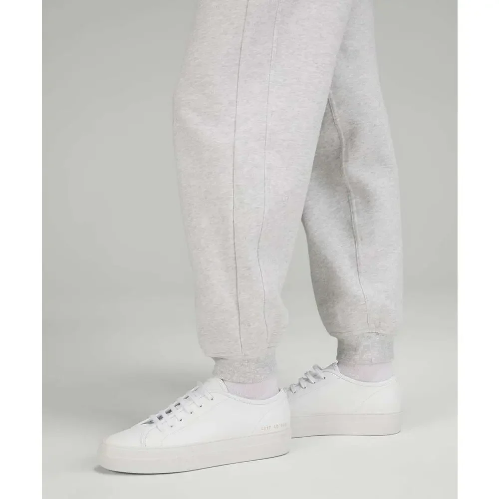Lululemon Scuba High-Rise Relaxed Jogger Pants Heathered Core Ultra Light Grey 8